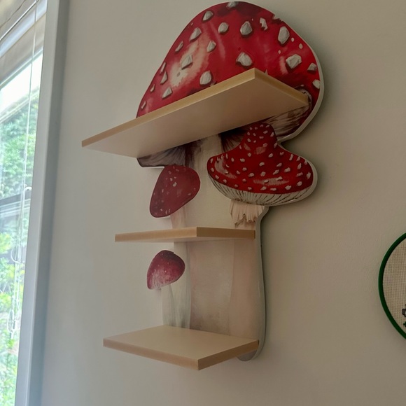 NEW Mushroom Shelf Retro Earthy Home Decor Nursery - Picture 5 of 6
